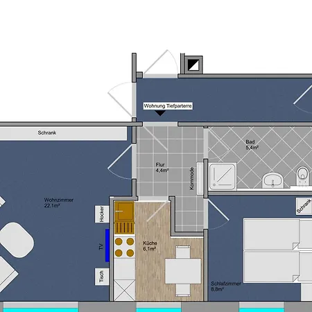 Haus Windhuk Apartament Norderney